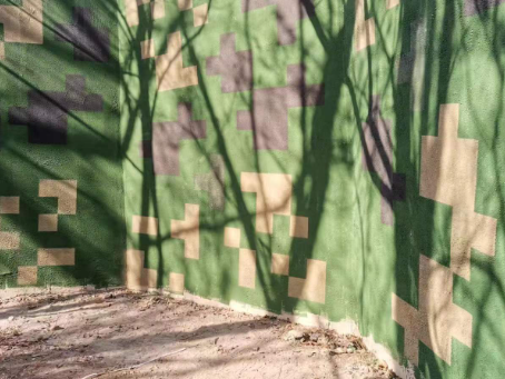 景德镇外墙围迷彩喷涂 聚焦工业园区围墙